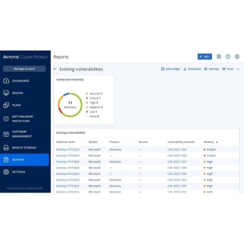 Acronis Cyber Protect Standard Virtual Host Renouvellement de l'abonnement, 1 an Acronis Cyber Protect Standard Virtual Host Renouvellement de l'abonnement, 1 an