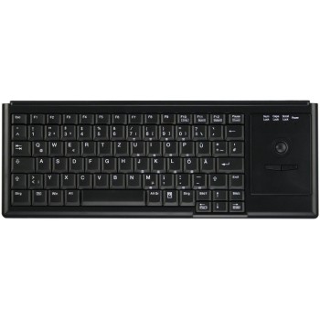 Active Key clavier AK-4400TU avec optischem, Trackball 1000dpi, USB, noir Active Key clavier AK-4400TU avec optischem, Trackball 1000dpi, USB, noir