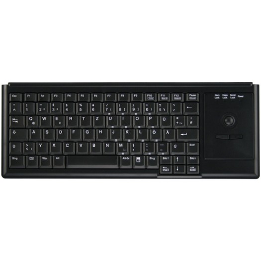 Active Key clavier AK-4400TU avec optischem, Trackball 1000dpi, USB, noir