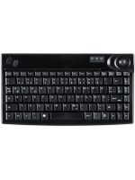 Active Key kompakt Tastatur AK-440-TU mit, 19 mm Trackball, USB, schwarz