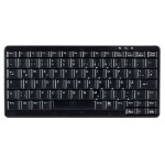 Active Key Kompakt Tastatur AK-4100 USB, schwarz, US-Layout