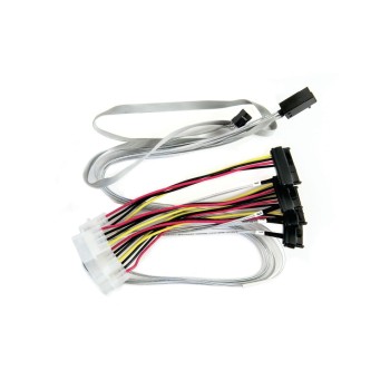 Adaptec HD-SAS Kabel: SFF-8643-4xSAS, 0.8m, intern,mit Sideband, mit Molex Power
