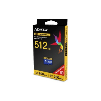 ADATA MICRO SDXC Card SD 7.1 512 GB, 800/700 MB/s, Nintenso Switch 2