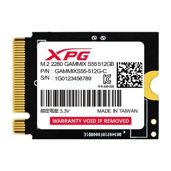 ADATA SSD GAMMIX S55 M.2 2230 NVMe 512 GB