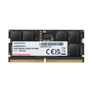 ADATA SO-DDR5-RAM AD5S560024G-S 5600 MHz 1x 24 GB ADATA SO-DDR5-RAM AD5S560024G-S 5600 MHz 1x 24 GB