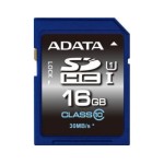 SDHC Card 16GB, ADATA, Premier UHS-I C10, lire: 30MB/s écrire: 10MB/s