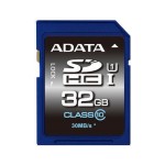 SDHC Card 32GB, ADATA, Premier UHS-I C10, lesen: 30MB/s schreiben: 10MB/s