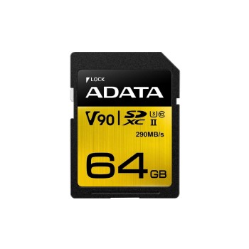 ADATA Carte SDXC Premier ONE UHS-II 64 GB ADATA Carte SDXC Premier ONE UHS-II 64 GB