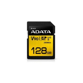 ADATA SDXC Card 128GB, Premier ONE UHS-II, read: 290MB/s write: 260MB/s