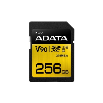 ADATA SDXC Card 256GB, Premier ONE UHS-II, read: 290MB/s write: 260MB/s