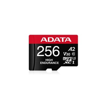 ADATA SDXC Card 256GB A2, High Endurance, bis for 40.000 Stunden Video, -25 bis 85 °C