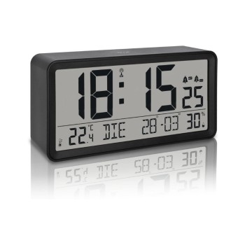 ADE Horloge de bureau Noir ADE Horloge de bureau Noir
