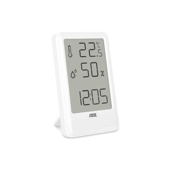 ADE Wetterstation Thermo-Hygrometer, white, versch. Anzeigen, 7x11x1.5 cm, Kunststoff ADE Wetterstation Thermo-Hygrometer, white, versch. Anzeigen, 7x11x1.5 cm, Kunststoff