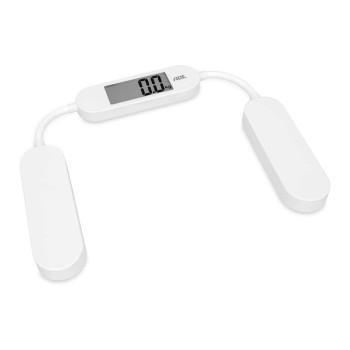 ADE digitale Personenwaage Martha white, digitale, faltbare Reisewaage