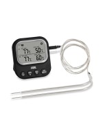 ADE Thermomètre numérique pour rôtis et fours Noir