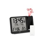 ADE Horloge radio-pilotée numérique Noir