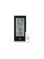 ADE Wetterstation with Funk-Aussensensor, black 