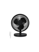 Tischventilator cablelos, anthrazit, USB-C, Betriebszeit bis for 7,5 Stunden
