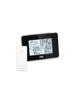 ADE Wetterstation with Funk-Aussensensor, with DCF-Funkuhr, black 