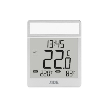 ADE Fensterthermometer Pantone 877C, Gusseisen, 5.5x9.4x29.5 cm (LxTxH)