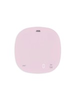 ADE Balance de cuisine Kyra 18 x 18 cm rose pastel