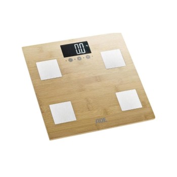 ADE Pèse-personne avec analyse corporelle, modèle Barbara, plateau en bambou ADE Pèse-personne avec analyse corporelle, modèle Barbara, plateau en bambou