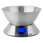 ADE kitchen scale Hanna, stainless steel weighing bowl