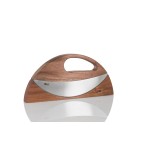 AdHoc Double couteau de pesée Wave Brun