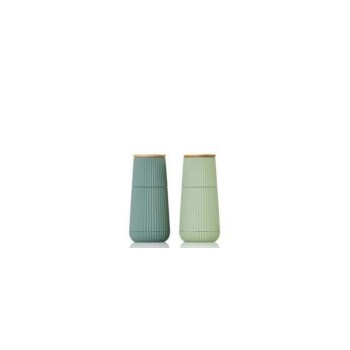 AdHoc Pfeffer- und Salzmühle Scape Set, Dark Green Light Green