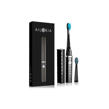 Ailoria Reisezahnbürste Flash Travel schw., black /silver,with5 Ersatzköpfe Ailoria Reisezahnbürste Flash Travel schw., black /silver,with5 Ersatzköpfe