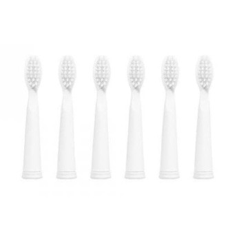 Ailoria Ersatzbürstenkopfe Flash Travel, white, 6 Stück Ailoria Ersatzbürstenkopfe Flash Travel, white, 6 Stück