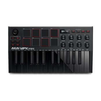 AKAI MPK Mini MK3 Black, 25-Tasten Controllerkeyboard AKAI MPK Mini MK3 Black, 25-Tasten Controllerkeyboard