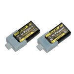 ALIGN LiPo-accu 7.4V 300mAh 30C, 2 Stück pour T-Rex 150