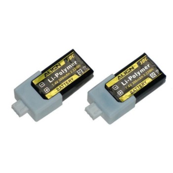 ALIGN LiPo-accu 7.4V 300mAh 30C, 2 Stück pour T-Rex 150 ALIGN LiPo-accu 7.4V 300mAh 30C, 2 Stück pour T-Rex 150