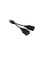 Alldock Y-USB-Splitkabel schwarz, passend zu allen Alldock Ladestationen