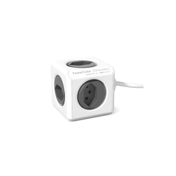 PowerCube Extended anthracite, 5 plugs 220V T13, cord 1.5m PowerCube Extended anthracite, 5 plugs 220V T13, cord 1.5m