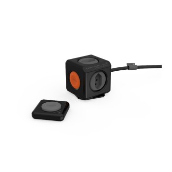 Allocacoc Bloc multiprises de table PowerCube Extended remote 4x T13 noir Allocacoc Bloc multiprises de table PowerCube Extended remote 4x T13 noir