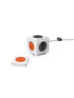 PowerCube Extended remote white 4x T13, 1.5m Zuleitung, Halterung, Fernbedienung