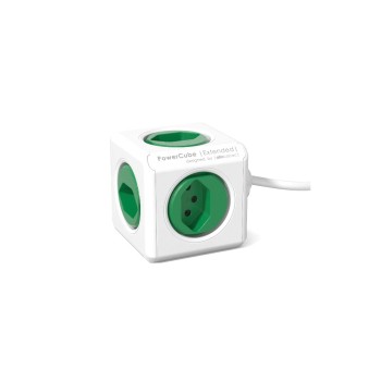 Allocacoc Bloc multiprises de table PowerCube Extended 5x T13 vert Allocacoc Bloc multiprises de table PowerCube Extended 5x T13 vert