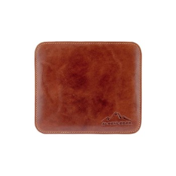 Alpenleder mousepad Bregenz, 17x20cm, cognac Alpenleder mousepad Bregenz, 17x20cm, cognac