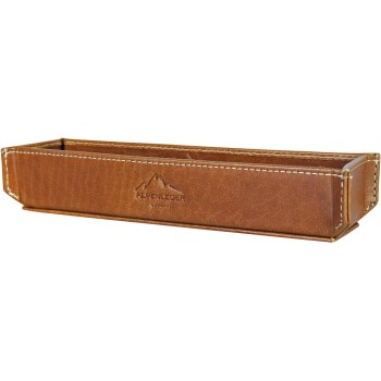 Alpenleder Stifteschale Zenta, Lederfarbe cognac Alpenleder Stifteschale Zenta, Lederfarbe cognac