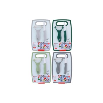 Alpina Sparschäler mit Messer, assortiert, 25x16x1.2 cm, 252g, PP/CE Shk/Inl Alpina Sparschäler mit Messer, assortiert, 25x16x1.2 cm, 252g, PP/CE Shk/Inl