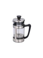 Alpina Kaffeebereiter 1 Liter, Glas, Edelstahl, 16.7x11x22.5 cm
