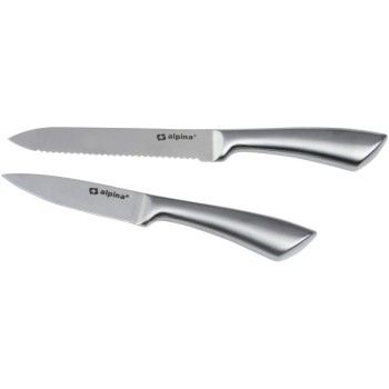 Alpina Kochmesser-Set, 2-teilig, Metall, 20 & 24 cm Alpina Kochmesser-Set, 2-teilig, Metall, 20 & 24 cm