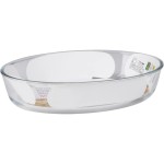 Alpina Auflaufform 2.4L, Glas, 30x21x6 cm