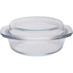 Alpina Auflaufform with Deckel 1.8L, Glas, 25.3x20.4x12.8 cm