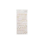 American Crafts Autocollant 3D Dear 175 pièces, or