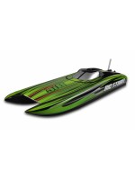 Amewi Bateau à moteur Catamaran de course Big Storm Brushless ARTR