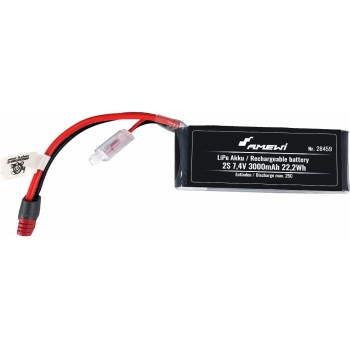 Amewi Batterie RC LiPo 3000 mAh 7.4 V 25C Deans Amewi Batterie RC LiPo 3000 mAh 7.4 V 25C Deans