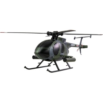 Amewi Hélicoptère Hughes MD500 militaire 4 canaux 6G RTF Amewi Hélicoptère Hughes MD500 militaire 4 canaux 6G RTF